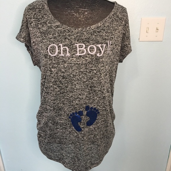 Maternity light knit sweater Oh Boy size XL - Picture 1 of 4